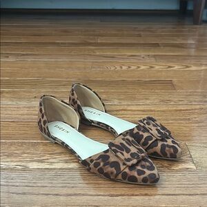 SHEIN Brown Leopard Print Flats